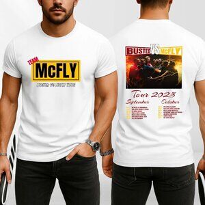 McFly vs Busted Tour 2025 T-Shirt Team McFly Band 98